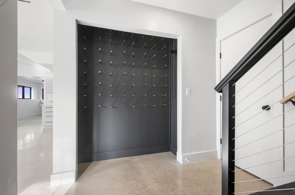 Custom Built Homes Arlington MA Wine Storage