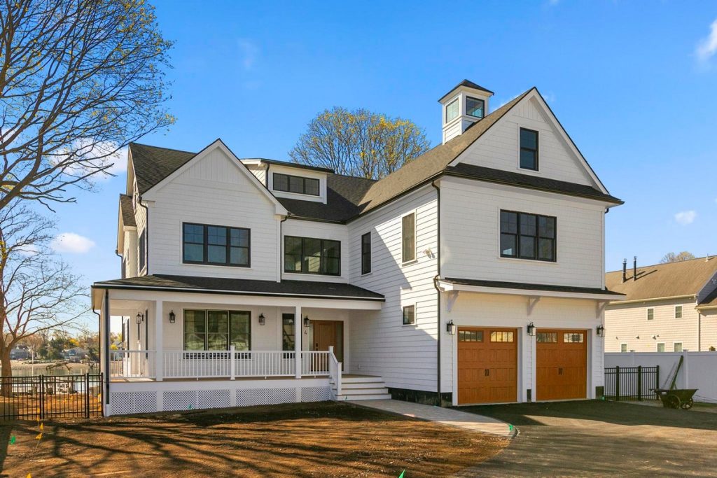 Custom Home Builders Quincy MA Wrap Around Deck