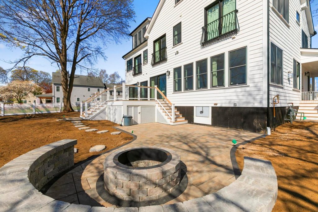 Custom Home Builders Quincy MA Rock Wall