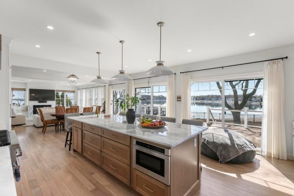 Custom Home Builders MA NH Open Concept Kitchen