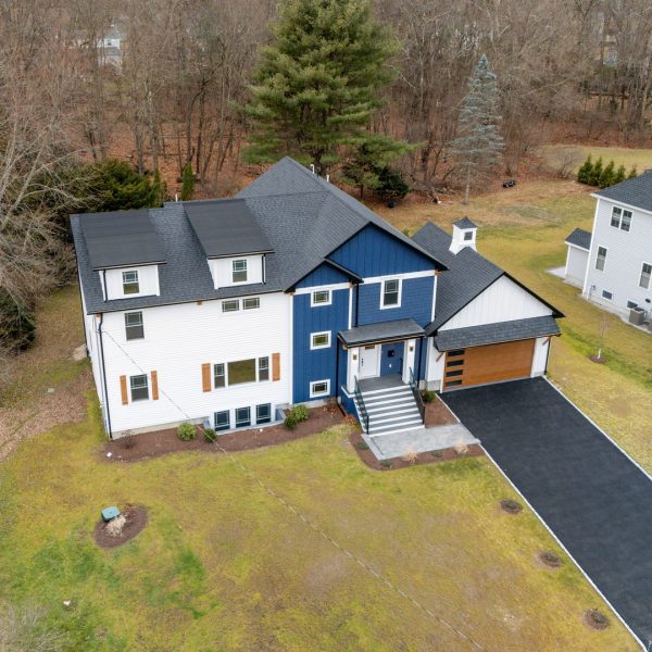 Custom Home Builders Burlington MA -Aerial View Propery