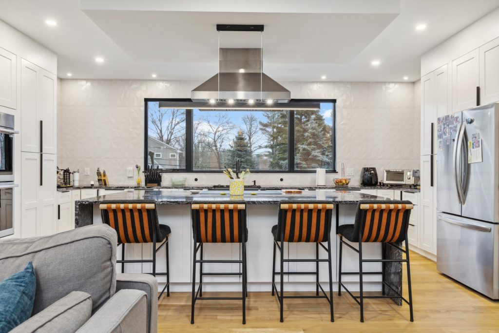 Custom Home Built in Lexington MA- Kitchen Window