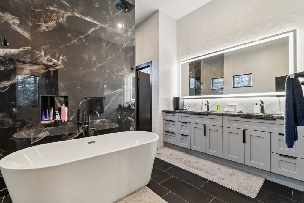 Custom Home Built in Lexington MA- Soaker Tub
