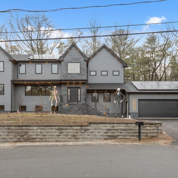 Custom Home Builders Lexington MA- Three Car Garage