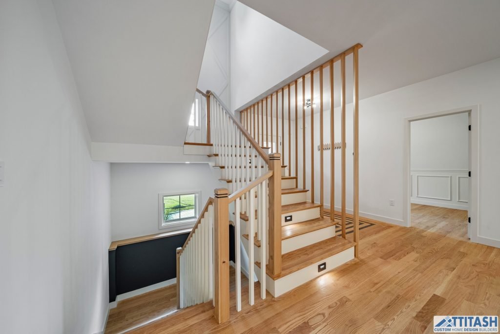 Custom Built Home in Needham MA - Stairs