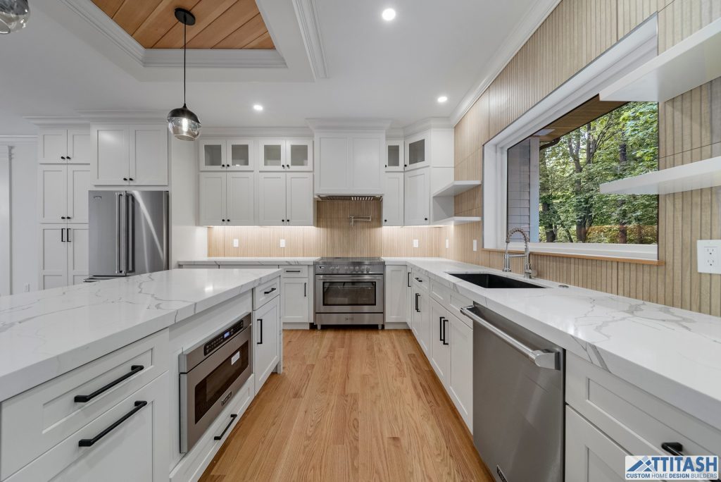 Custom Built Home in Needham MA - Kitchen