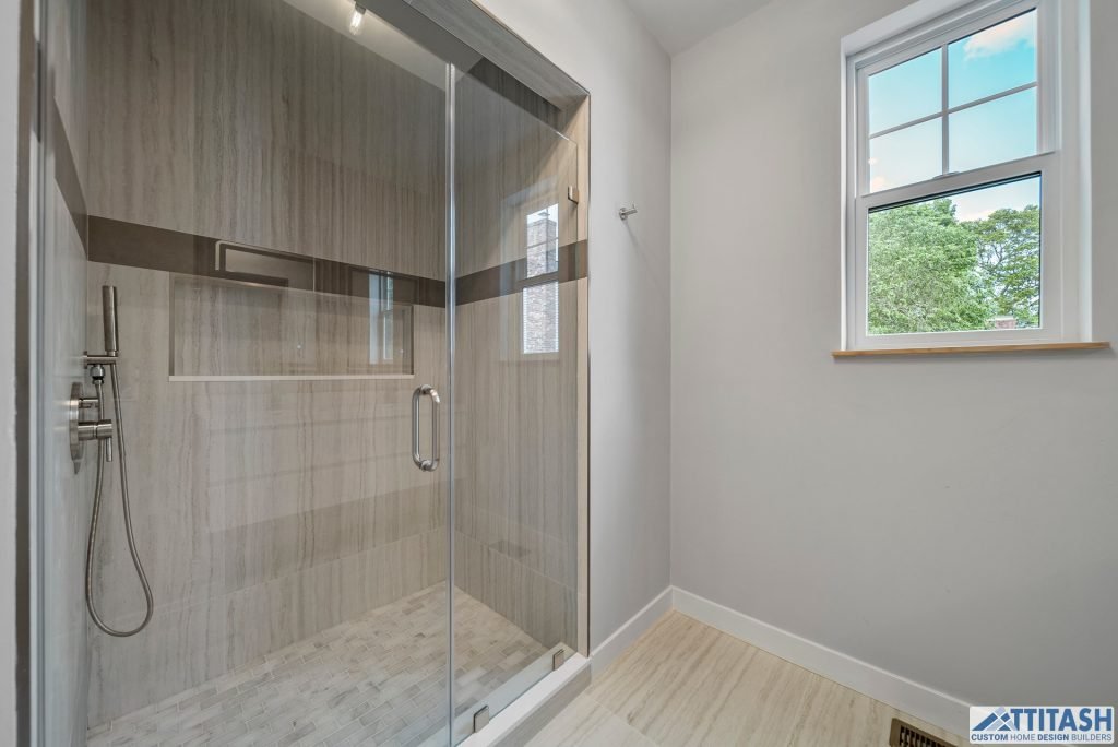 Custom Built Home in Needham MA - Shower
