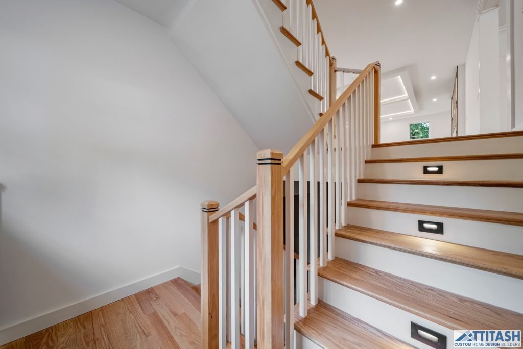 Custom Built Home in Needham MA - Stairs