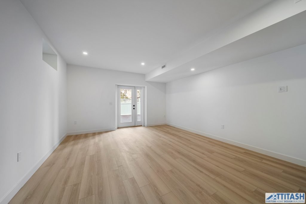 Custom Built Home in Needham MA - Basement
