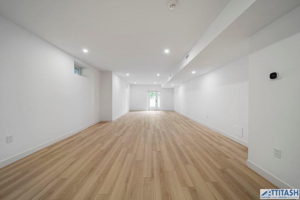 Custom Built Home in Needham MA - Finished Basement