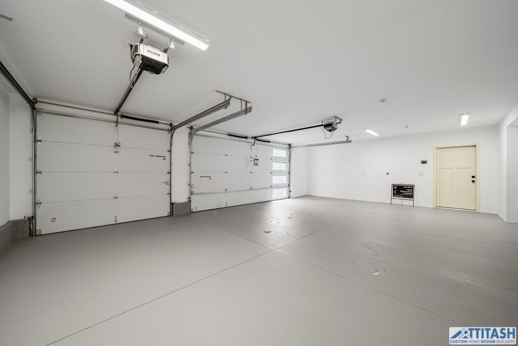 Custom Built Home in Needham MA - Garage