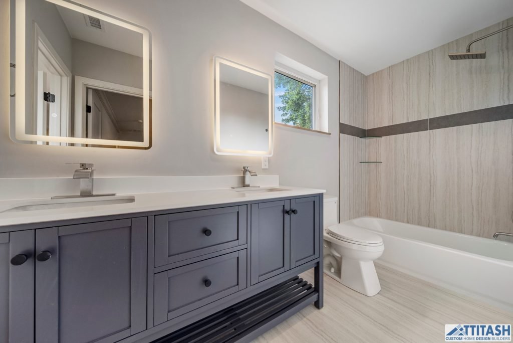 Custom Built Home in Needham MA - Bathroom