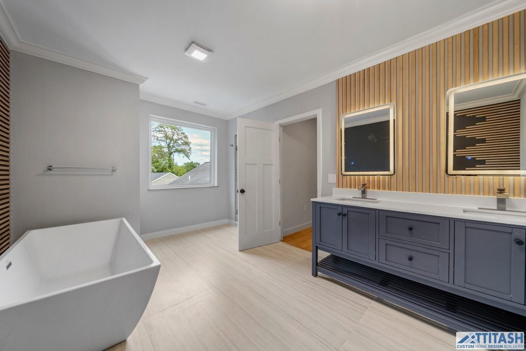 Custom Built Home in Needham MA - Bathroom
