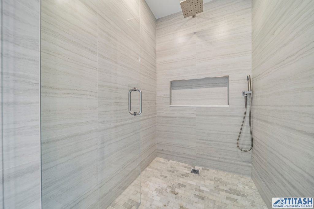 Custom Built Home in Needham MA - Shower