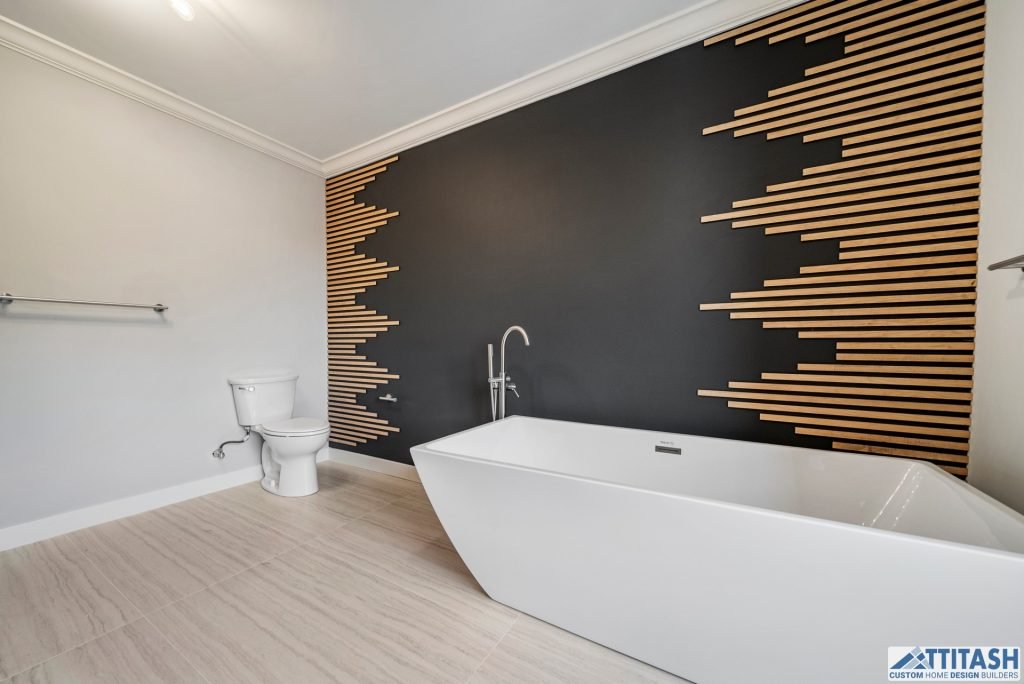 Custom Built Home in Needham MA - Bathroom Tub
