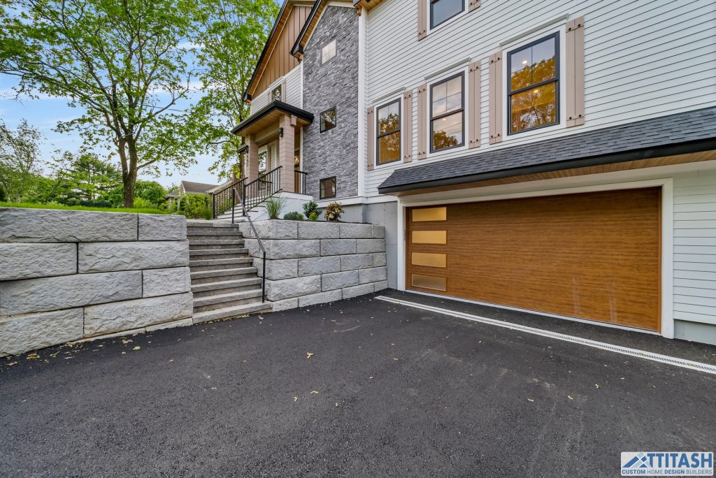 Custom Built Home in Needham MA - Walkway