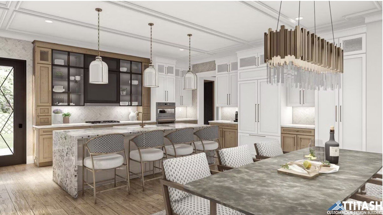 Ridge Chateau Home Design Attitash Custom Homes- Spacious Eat In Kitchen