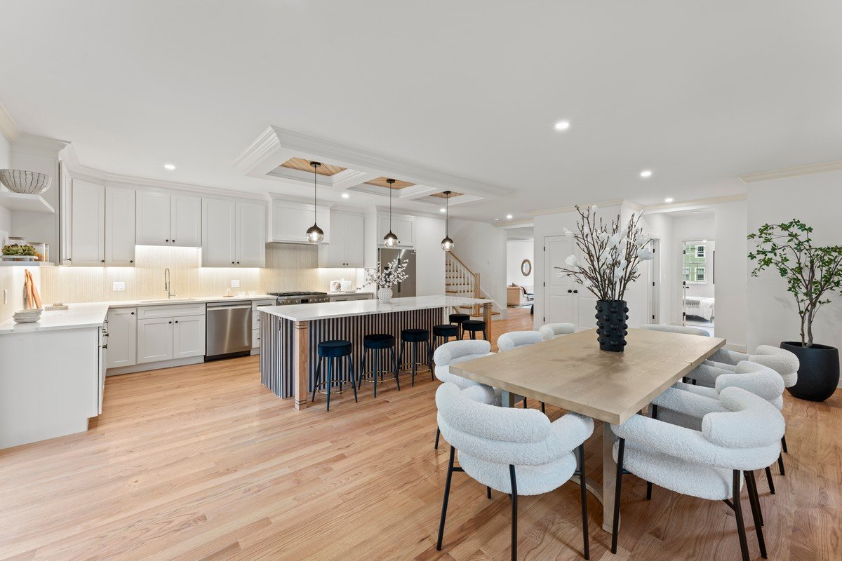New Construction Duplex in Watertown MA- Spacious Open Modern Kitchen