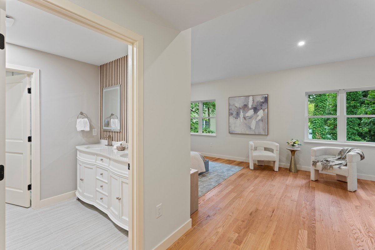 New Construction Duplex in Watertown MA- Master Bedroom Ensuite