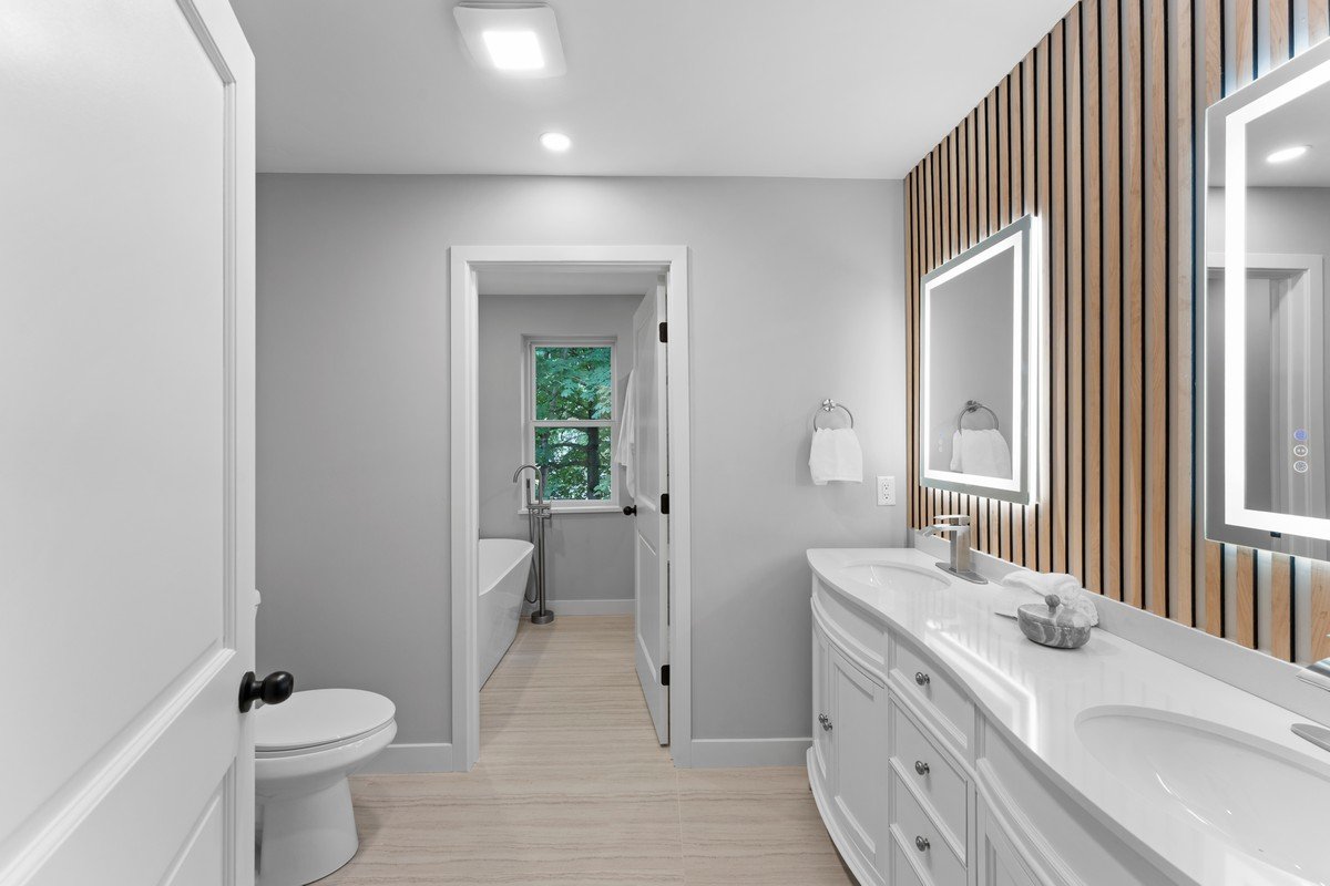 New Construction Duplex in Watertown MA- Custom Double Vanity