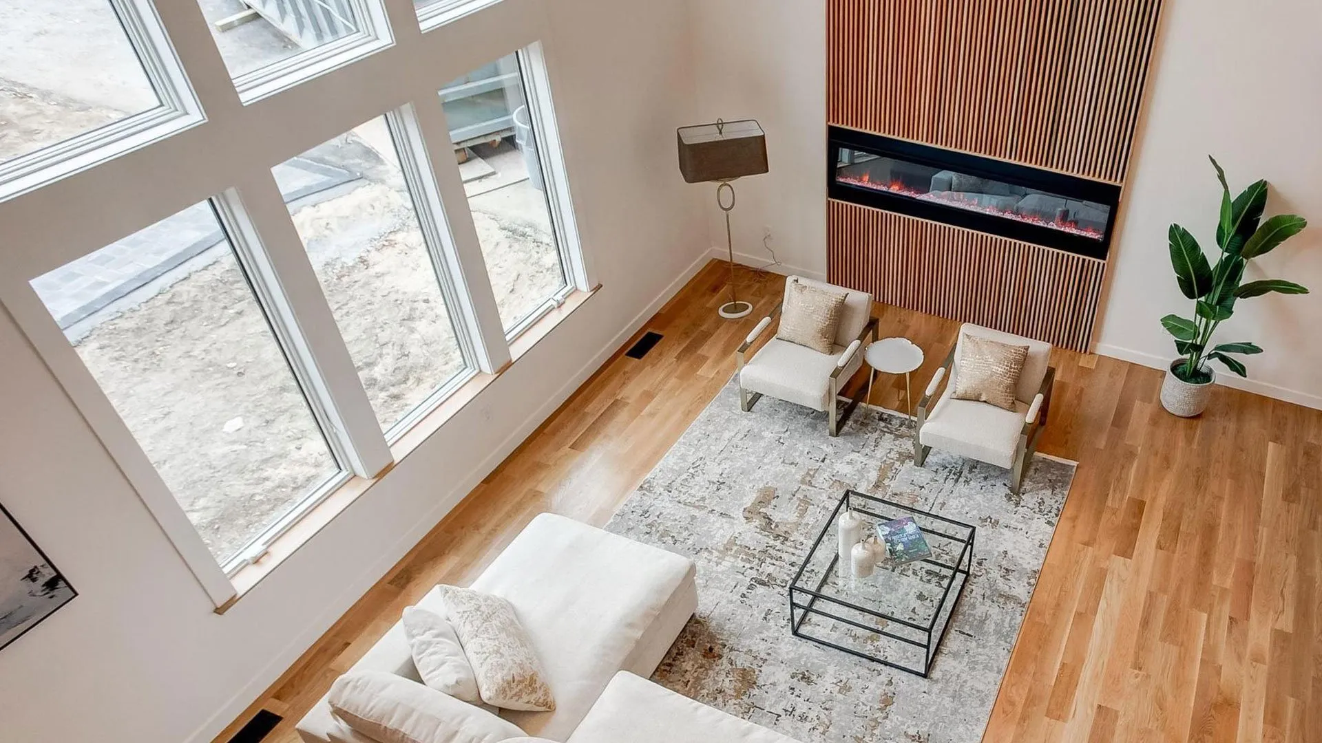 Luxury Home Design Builders MA NH- Open Living Room Design