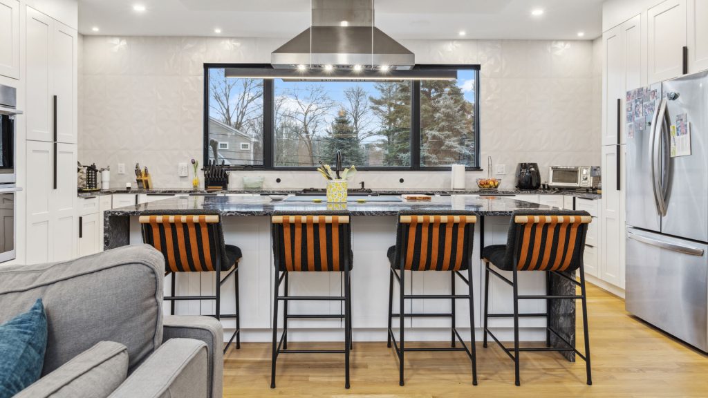 Luxury Home Design Builders MA NH- Cooktop Island
