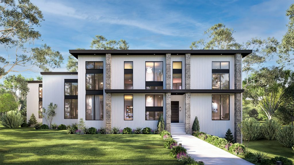 Custom Contemporary Home Built in Lexington MA